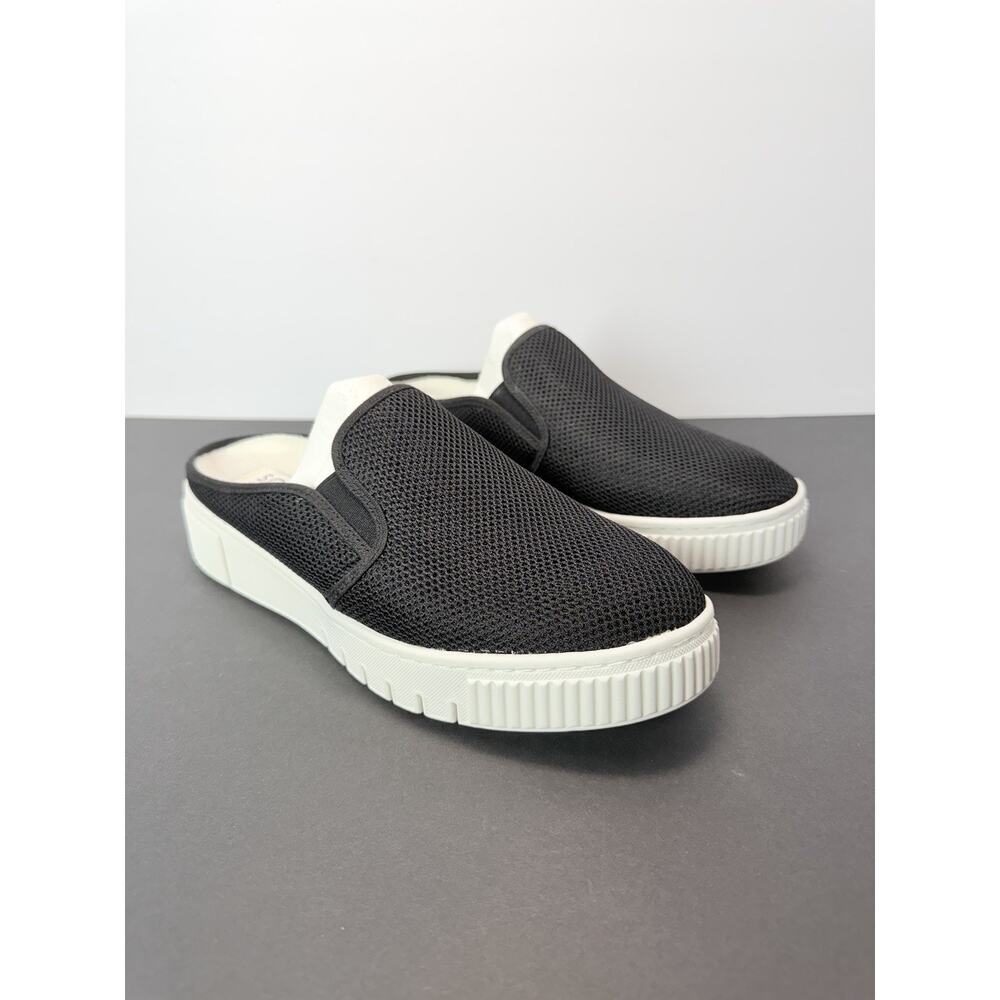 SOUL Naturalizer Women’s Black Mesh Slip-On Mule Shoes Round Toe size 8 - Picture 4 of 6